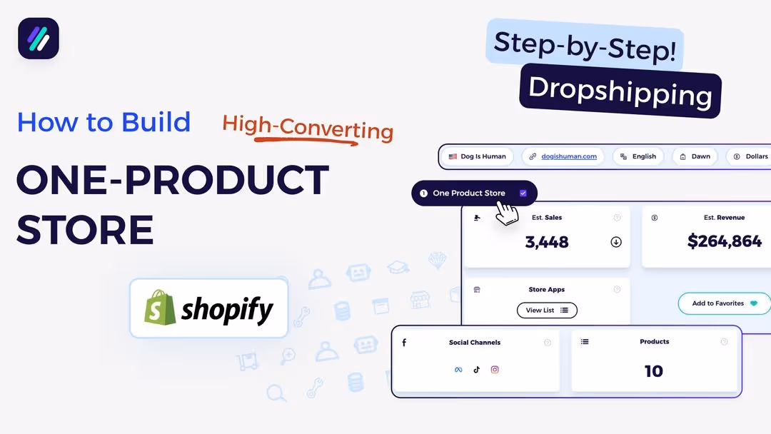 How To Create a One Product Dropshipping Store in 2024 (Step by Step Tutorial)