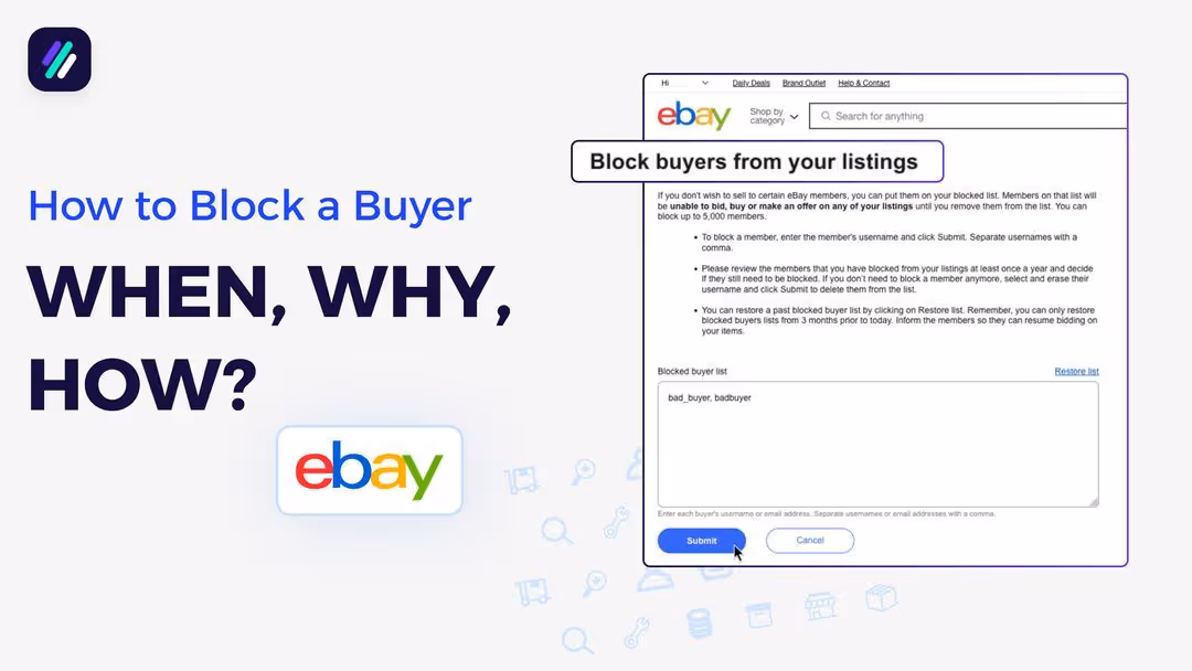 How To Block A Buyer On eBay | WHEN to do it, WHY to do it, and HOW