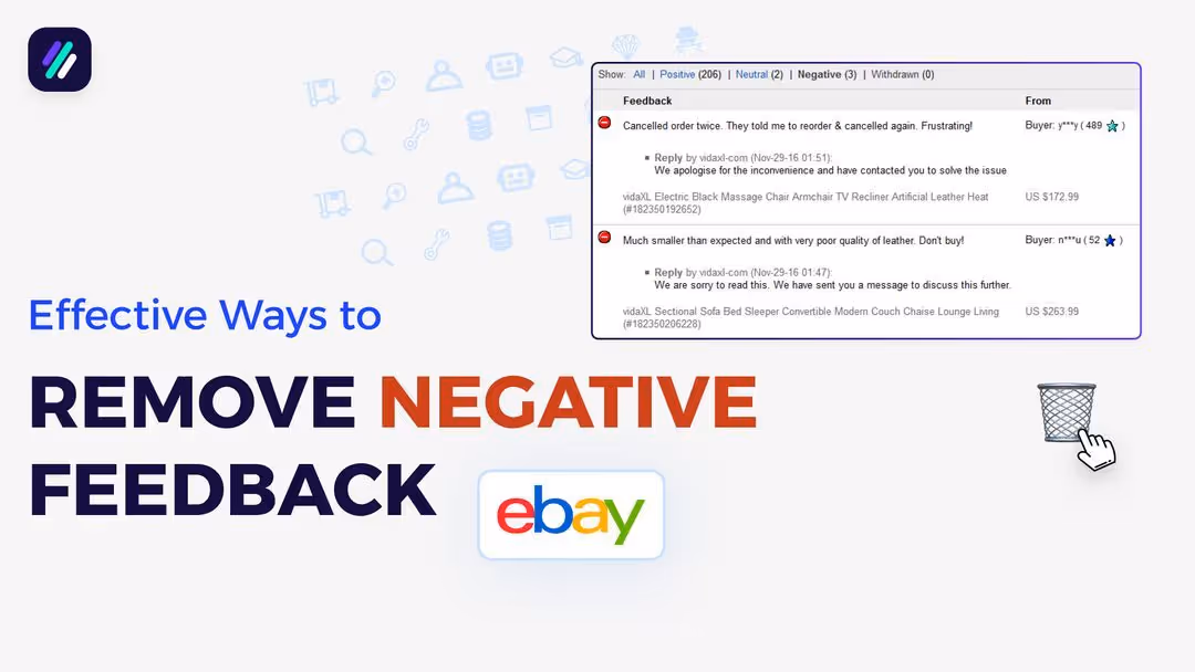 eBay Negative Feedback Removal Made Easy
