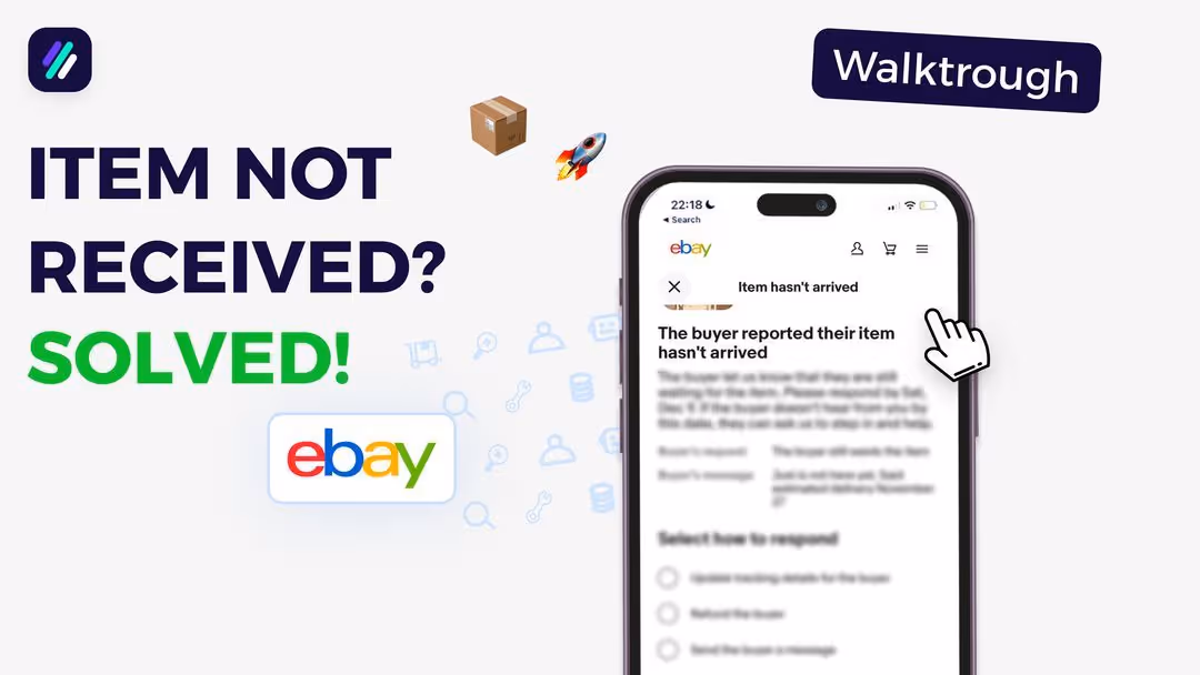 eBay Buyer Says Their Item Was Not Delivered [INR Case Solved]
