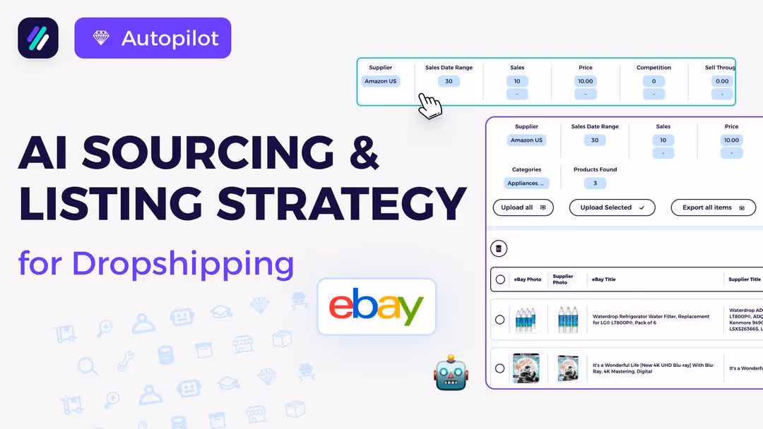 Autopilot: Hands-Free AI Sourcing & Listing Strategy for Dropshipping