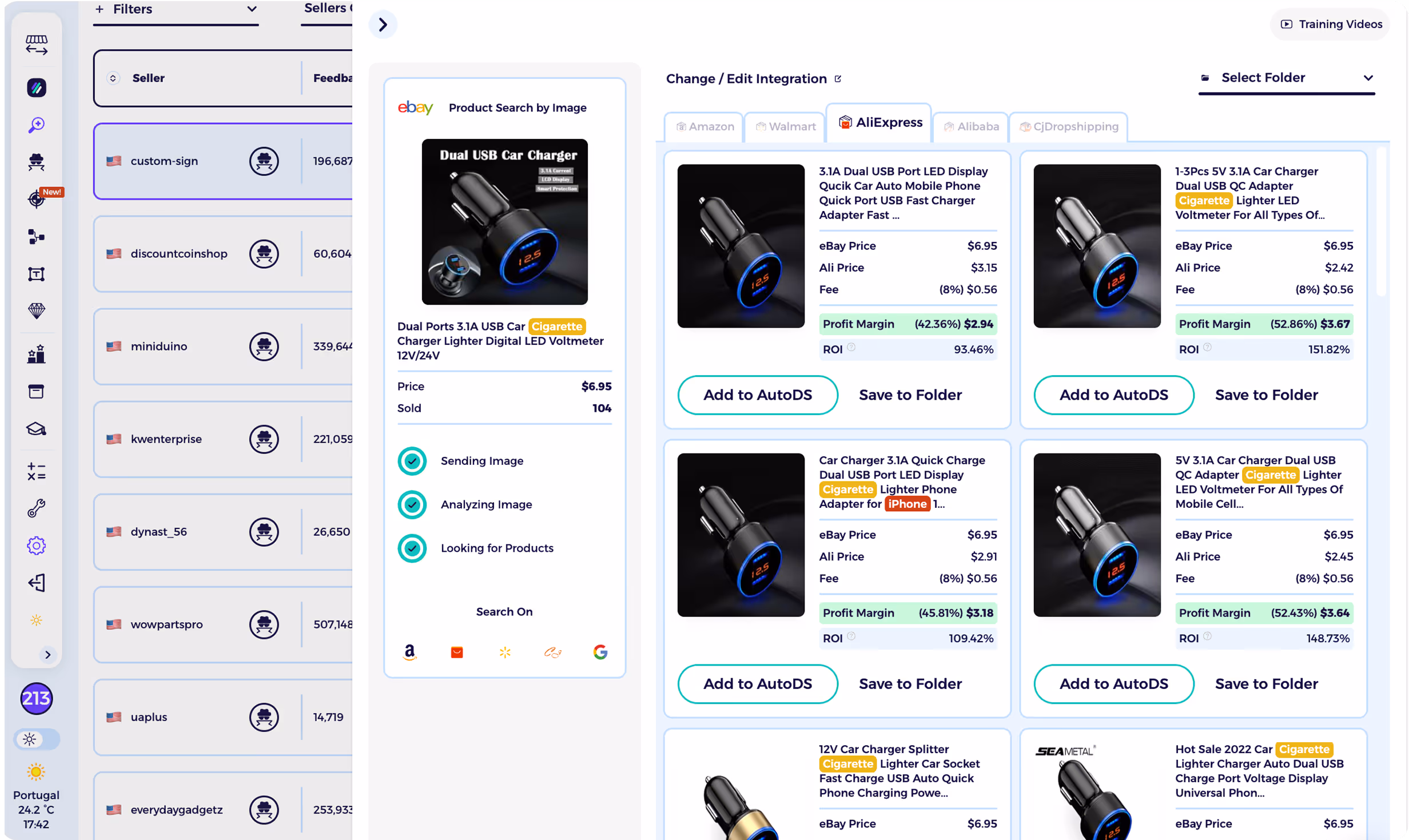 eBay Seller Tool for Sourcing