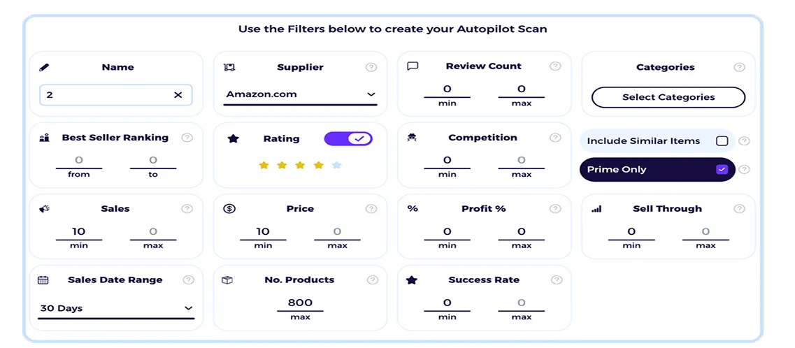 zik bulk scanner with autopilot