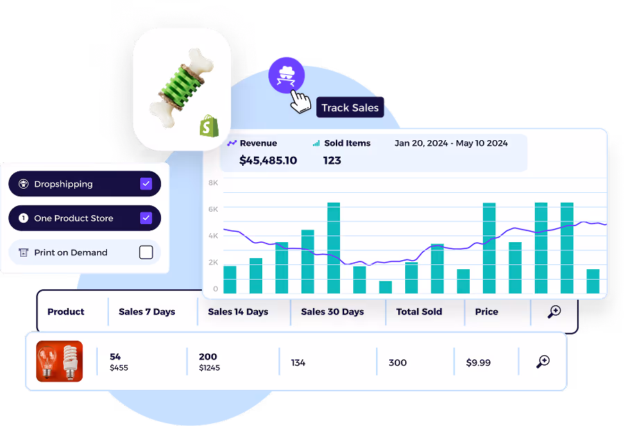 get trial for shopify store finder