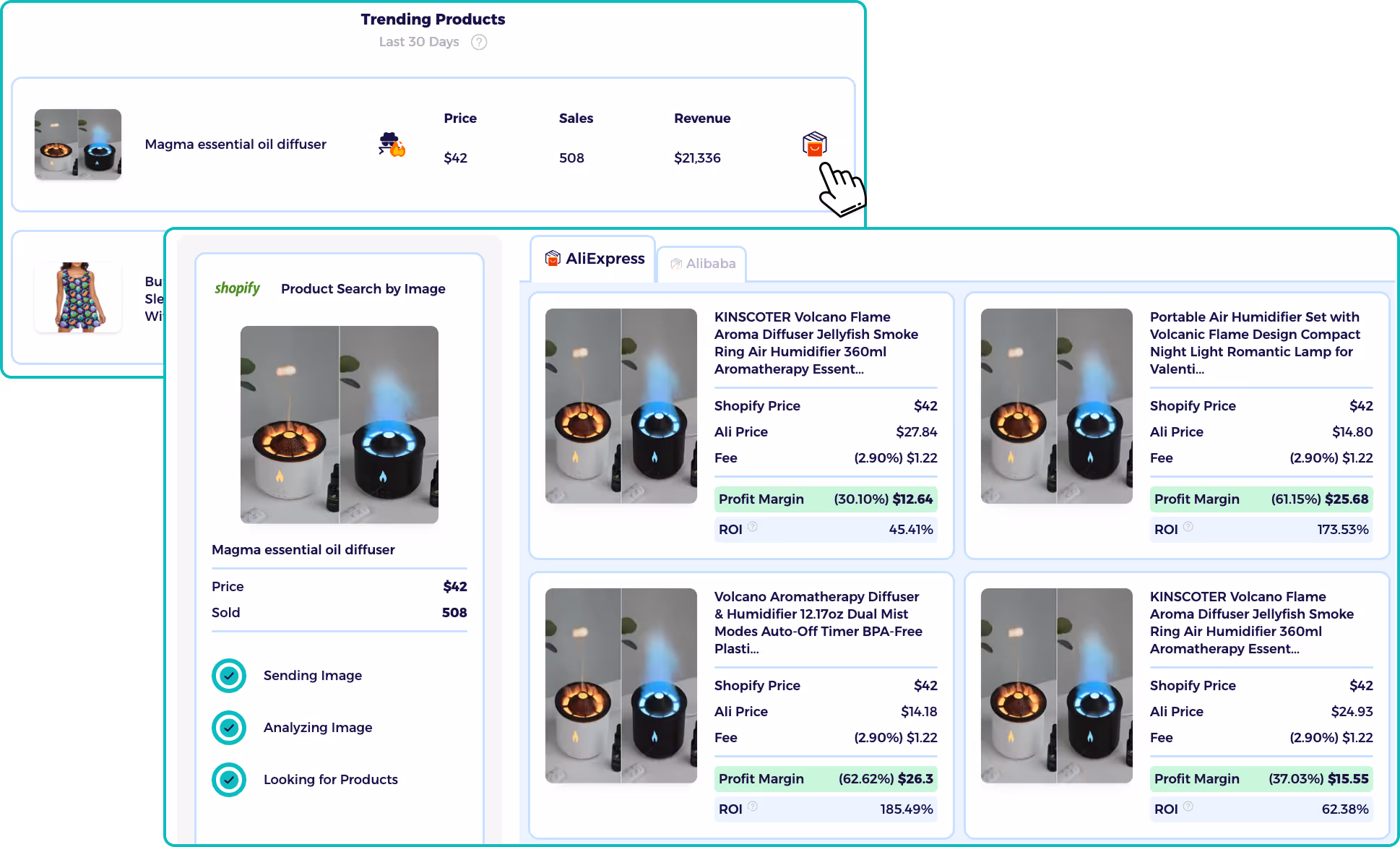 find shopify suppliers for trending shopify and dropshipping products