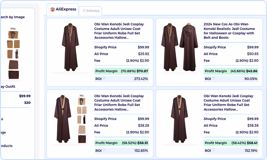 search aliexpress by image using shopify product supplier matching tool 1