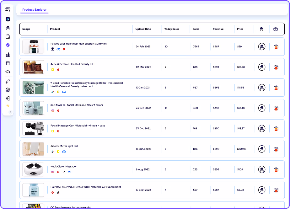 biggest dropshipping spy database