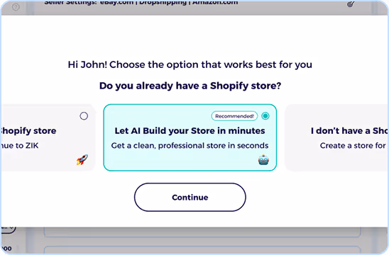 facebook ad spy with shopify ai store builder