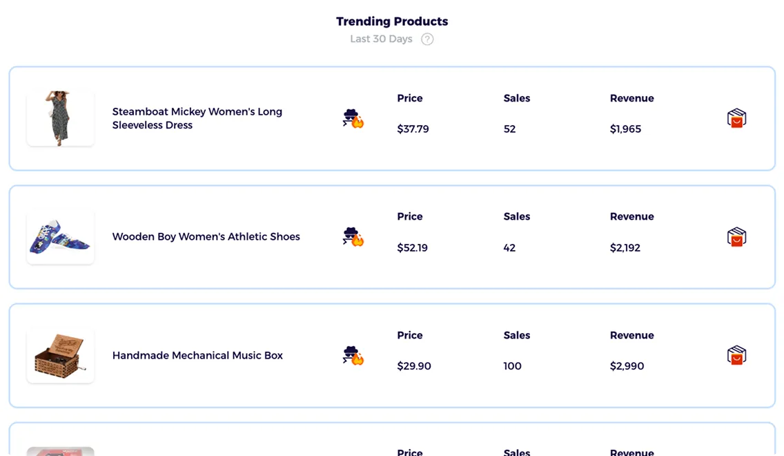 shopify product research tool launch proven products